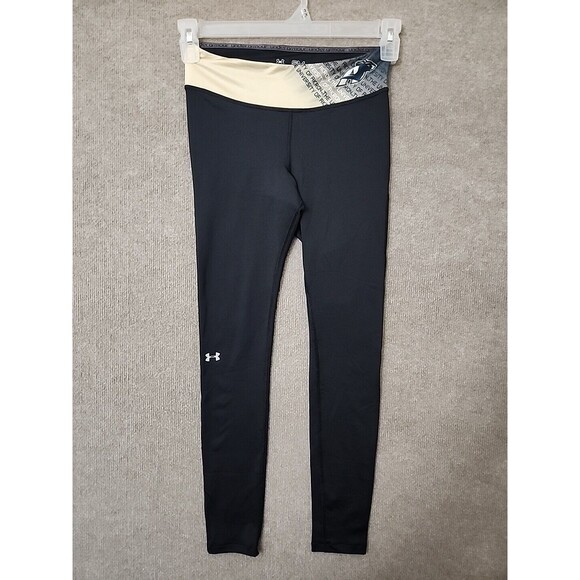 Under armour Pants - Under Armour Heat Gear Compression Legging Pants Womens S Black Akron Univer NEW